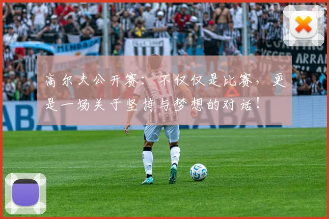 高尔夫公开赛:不仅仅是比赛,更是一场关于坚持与梦想的对话!