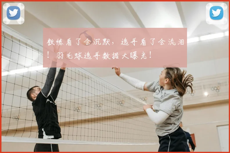 教练看了会沉默,选手看了会流泪!羽毛球选手数据大曝光!